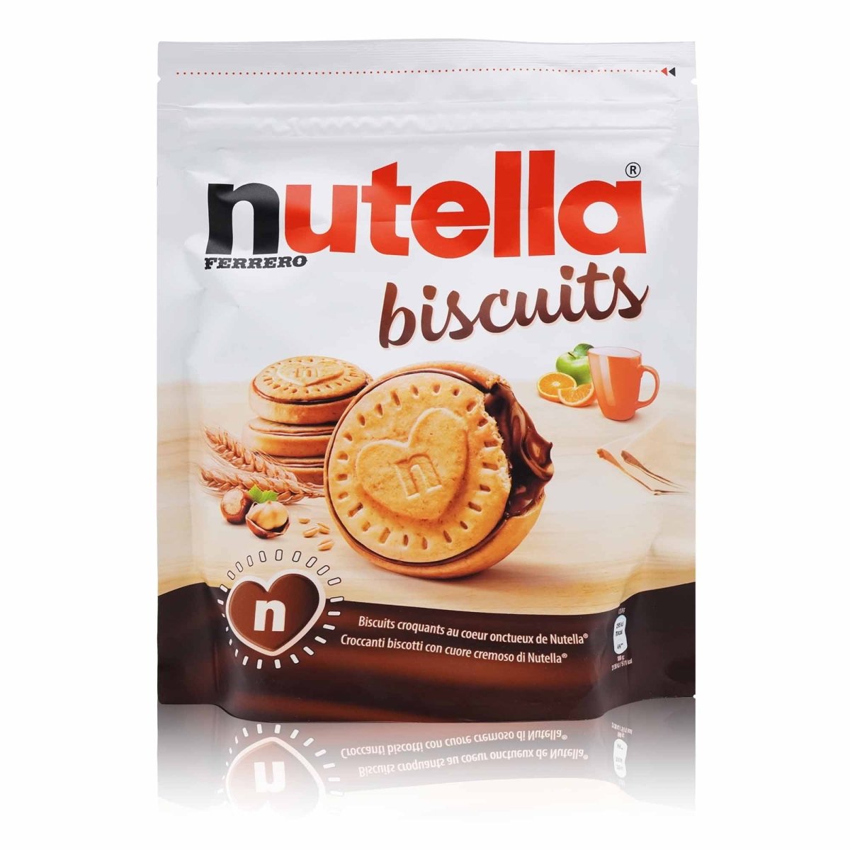 FERRERO Biscotti con crema di nutella – Doppelkeks mit Nutellacreme - 0,304kg - italienisch - einkaufen.de