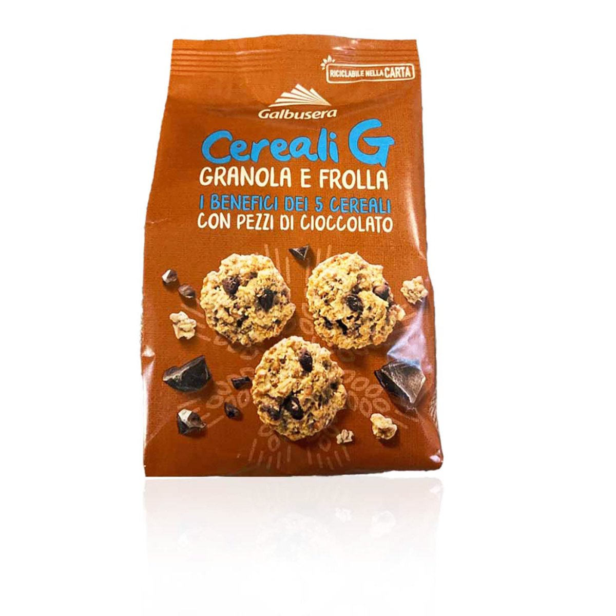 GALBUSERA Granola Frolla e Ciocciolato - Granola Mürbeteig und Schokolade - 0,300kg - italienisch - einkaufen.de