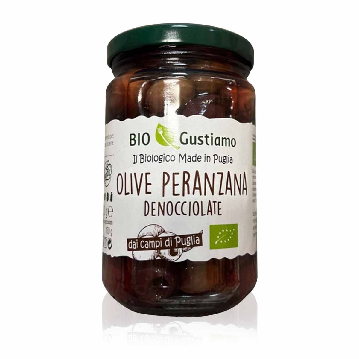 GUSTIAMO Olive Peranzana - Peranzana Oliven - 0,28kg - italienisch - einkaufen.de
