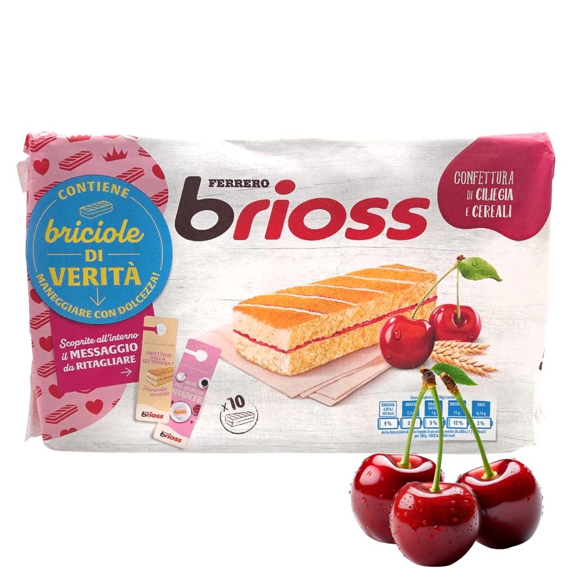 Kinder Ferrero Brioss Ciliegia e Cereali 280g - italienisch - einkaufen.de