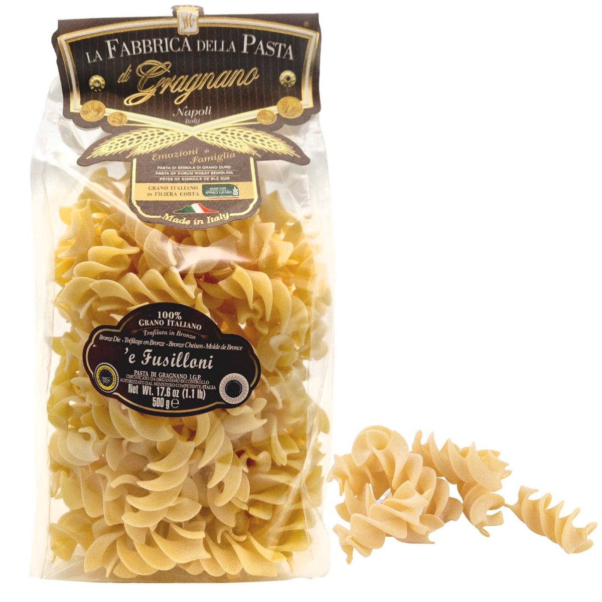La Fabbrica della Pasta di Gragnano 'e Fusilloni 500g - italienisch - einkaufen.de