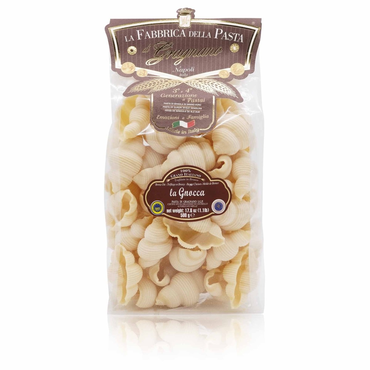 LA FABBRICA DELLA PASTA la Gnocca – La Gnocca - Pasta - 0,5kg - italienisch - einkaufen.de