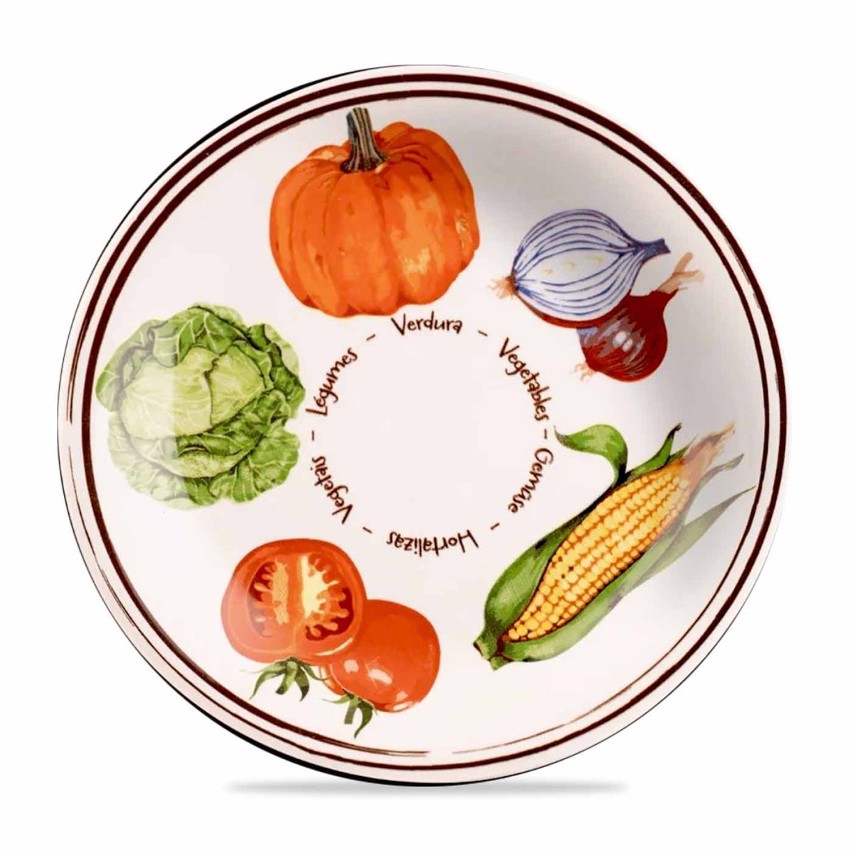 La Fabbrica della PastaPiatto in ceramica Decoro Verdura 27 cm - italienisch - einkaufen.de