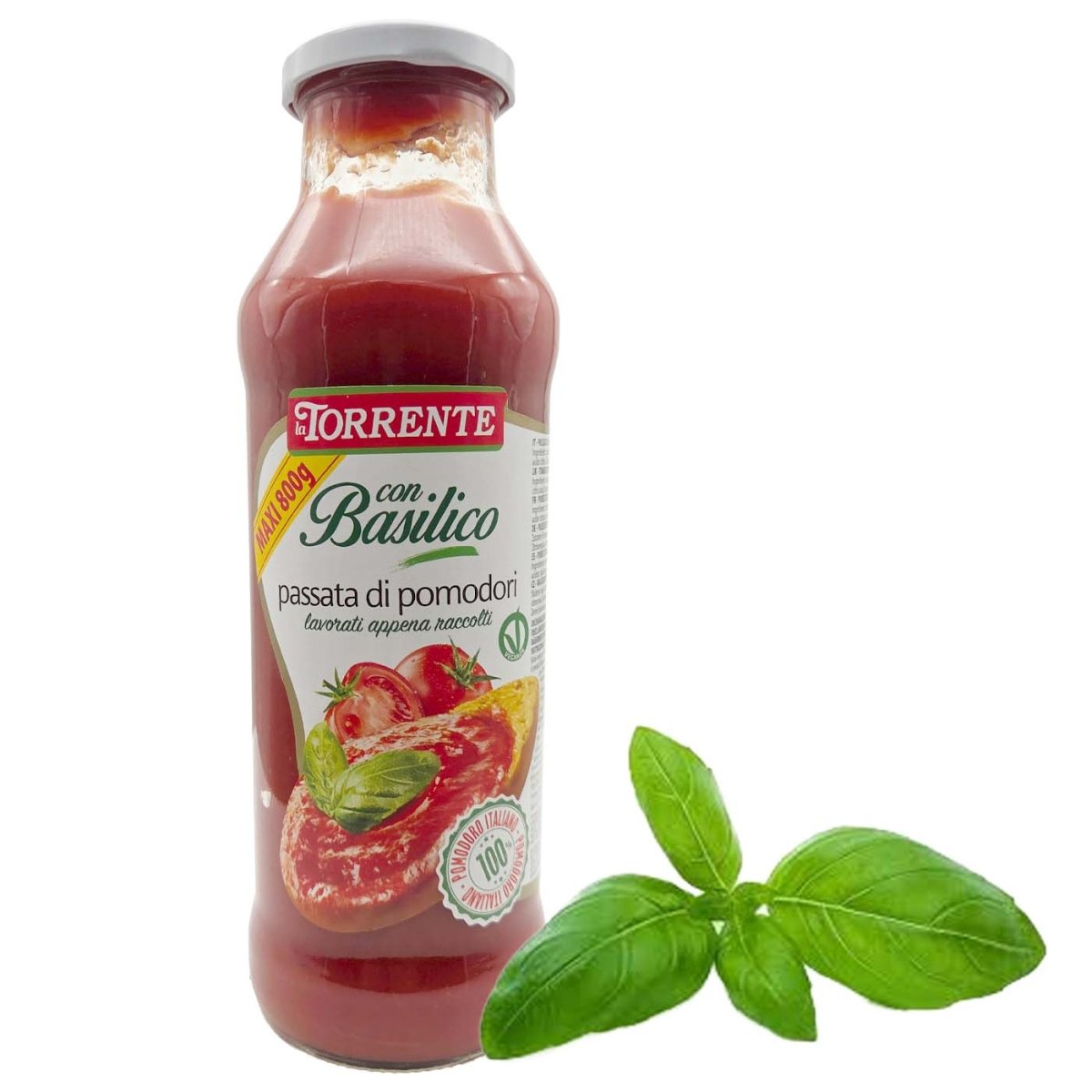 La Torrente con Basilico passate di Pomodori 800g - italienisch - einkaufen.de