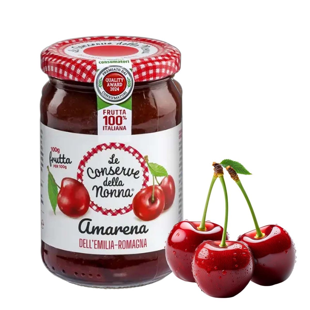 Le Conserve della Nonna Confettura di amarene dell’Emilia 340g - italienisch - einkaufen.de