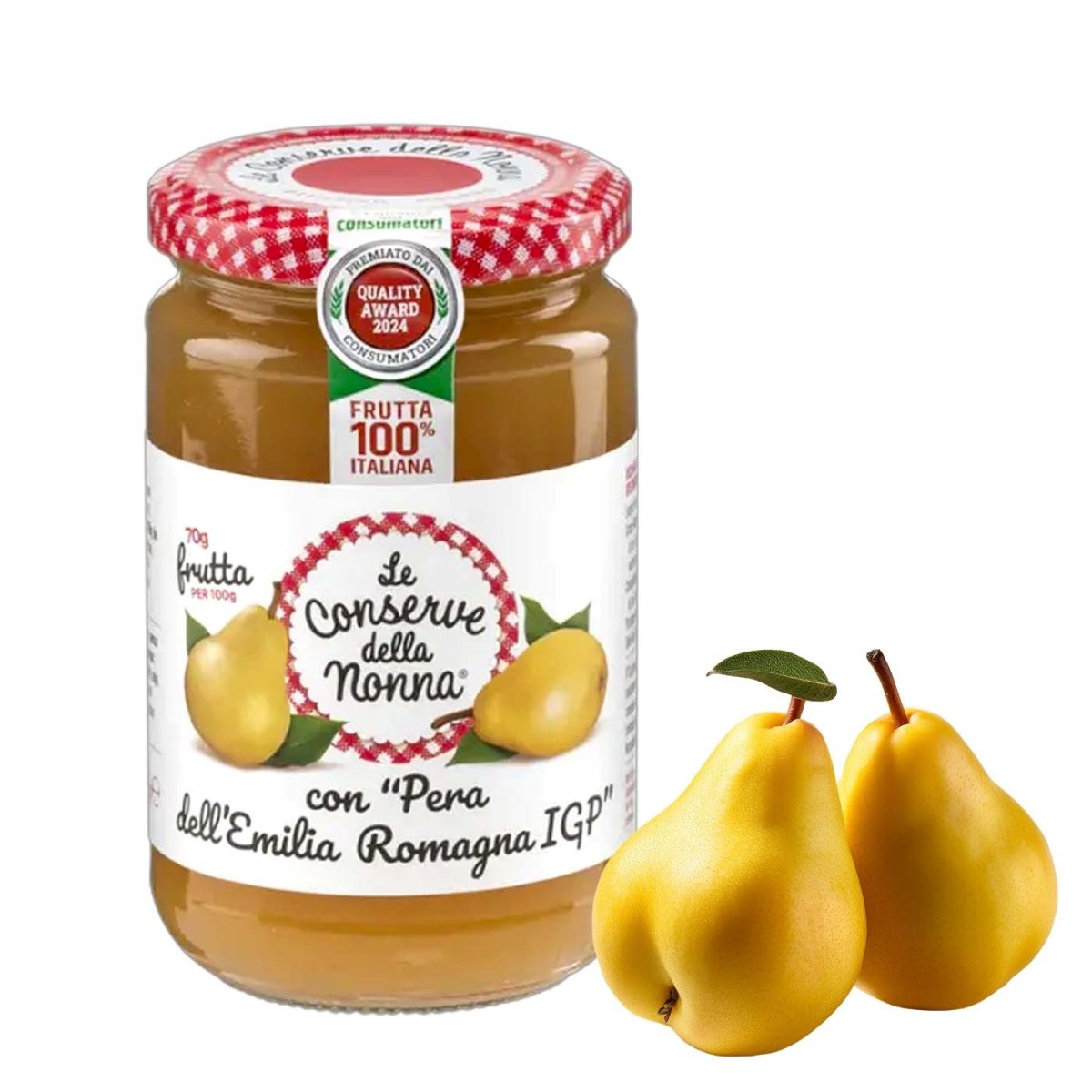 Le Conserve Della Nonna Confettura di pere dell’Emilia Romagna IGP 330g - italienisch - einkaufen.de