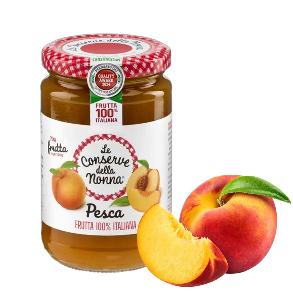 Le Conserve Della Nonna Confettura Extra di Pesche 330g - italienisch - einkaufen.de