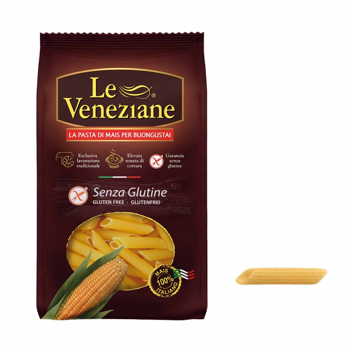 Le Veneziane Penne rigate senza glutine 250g - italienisch - einkaufen.de
