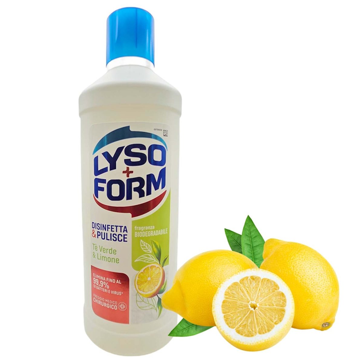 Lysoform Detersivo per Pavimenti Disinfettante Tè Verde e Limone 1100 ml - italienisch - einkaufen.de