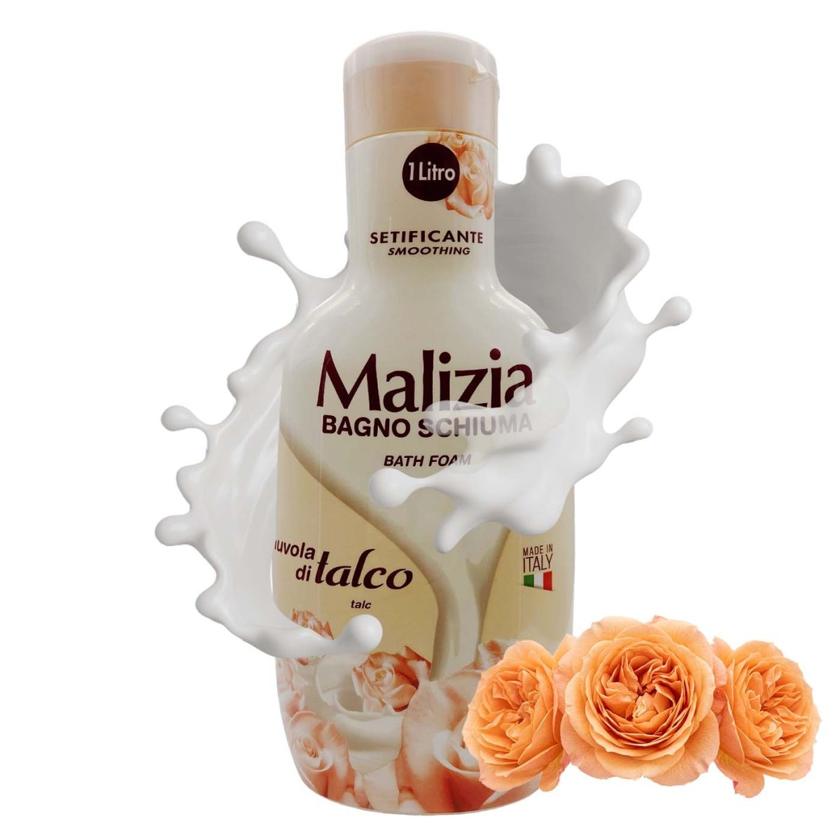 Malizia Bagno Schiuma Nuvola di Talco 1l - italienisch - einkaufen.de