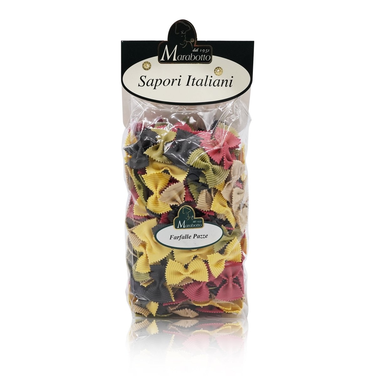MARABOTTO Farfalle pazze multicolori – Farfalle mehrfarbig - 0,5kg - italienisch - einkaufen.de