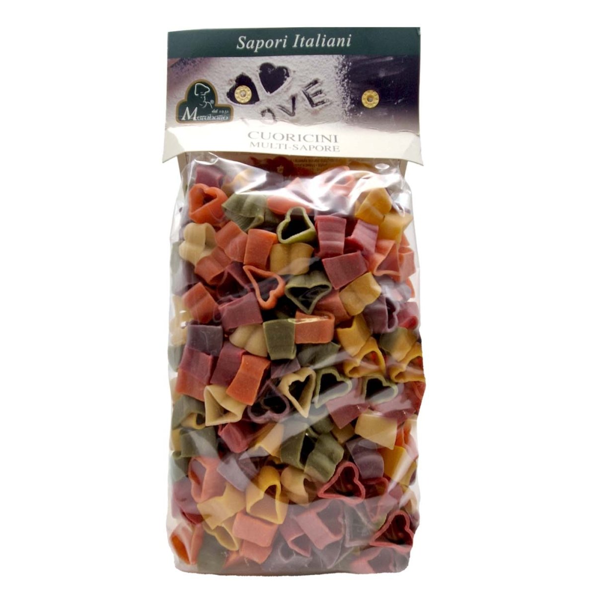 Marabotto Love Pasta dreifarbig 500g - italienisch - einkaufen.de