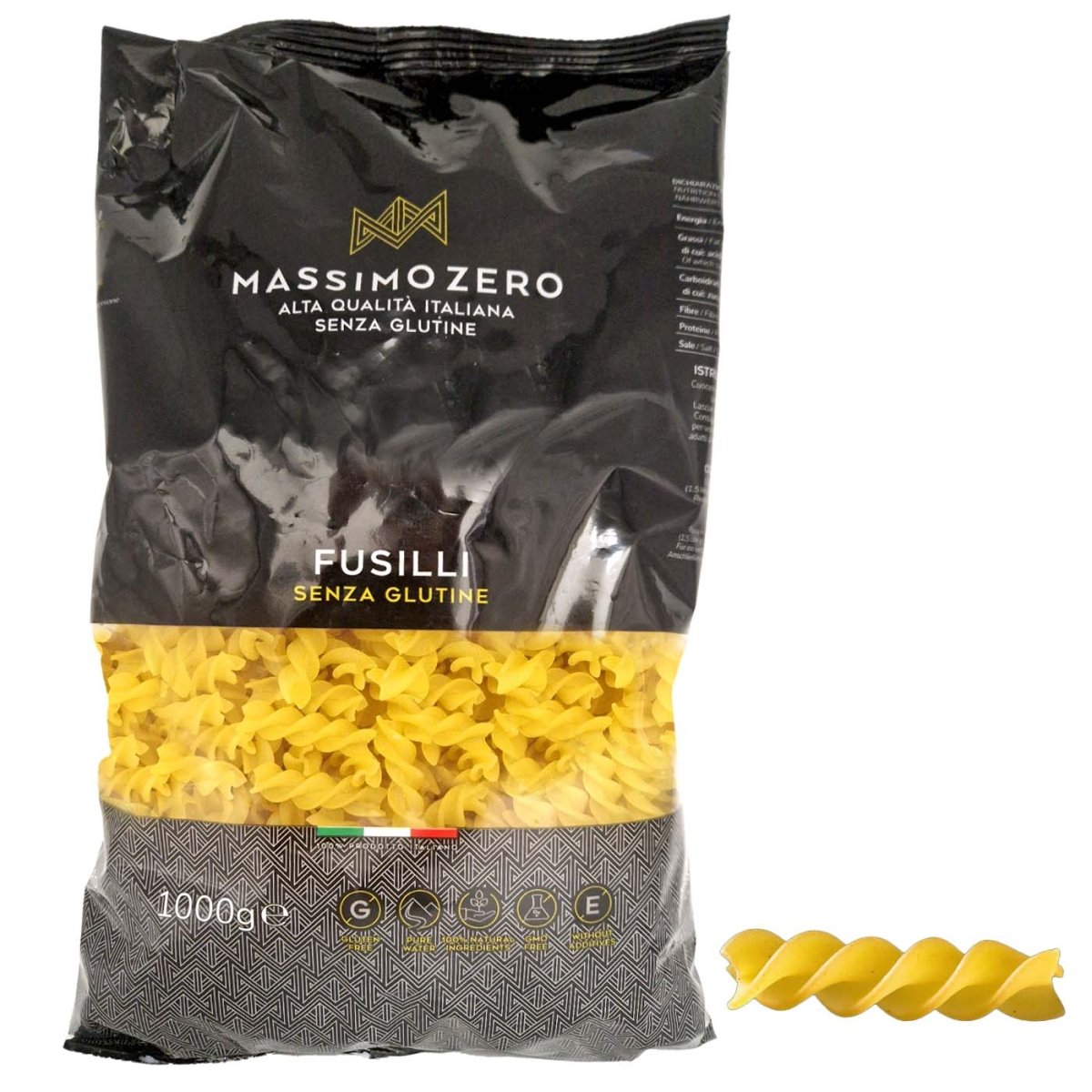 Massimo Zero Fusilli senza glutine 1kg - italienisch - einkaufen.de