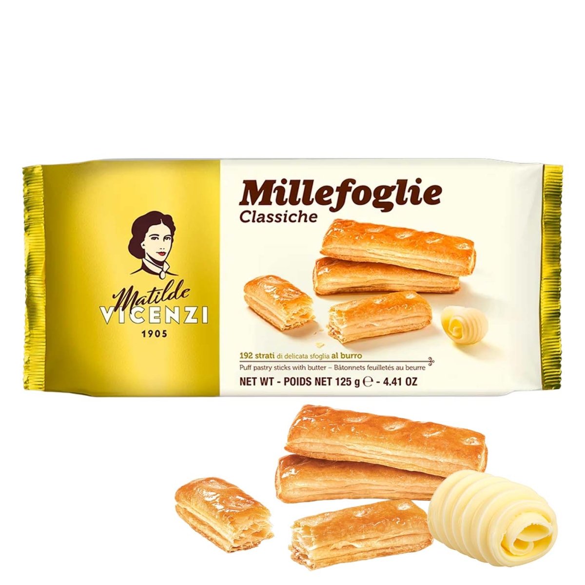 Matilde Vicenzi Millefoglie Classiche 125g - italienisch - einkaufen.de
