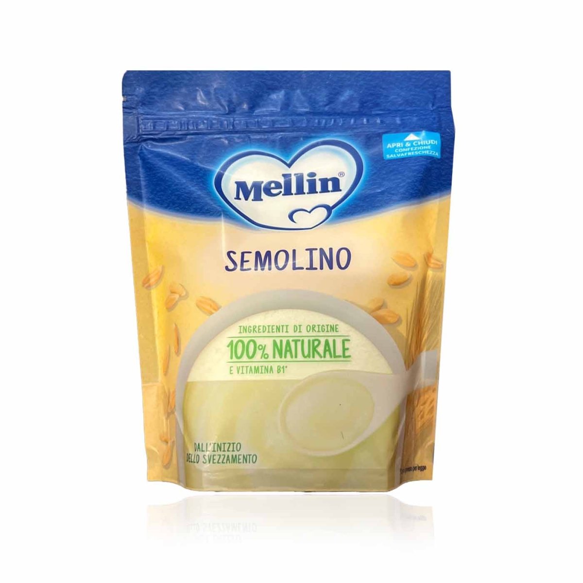 MELLIN Semolino - Hartweizengrieß als Folgenahrung - 0,2kg - italienisch - einkaufen.de