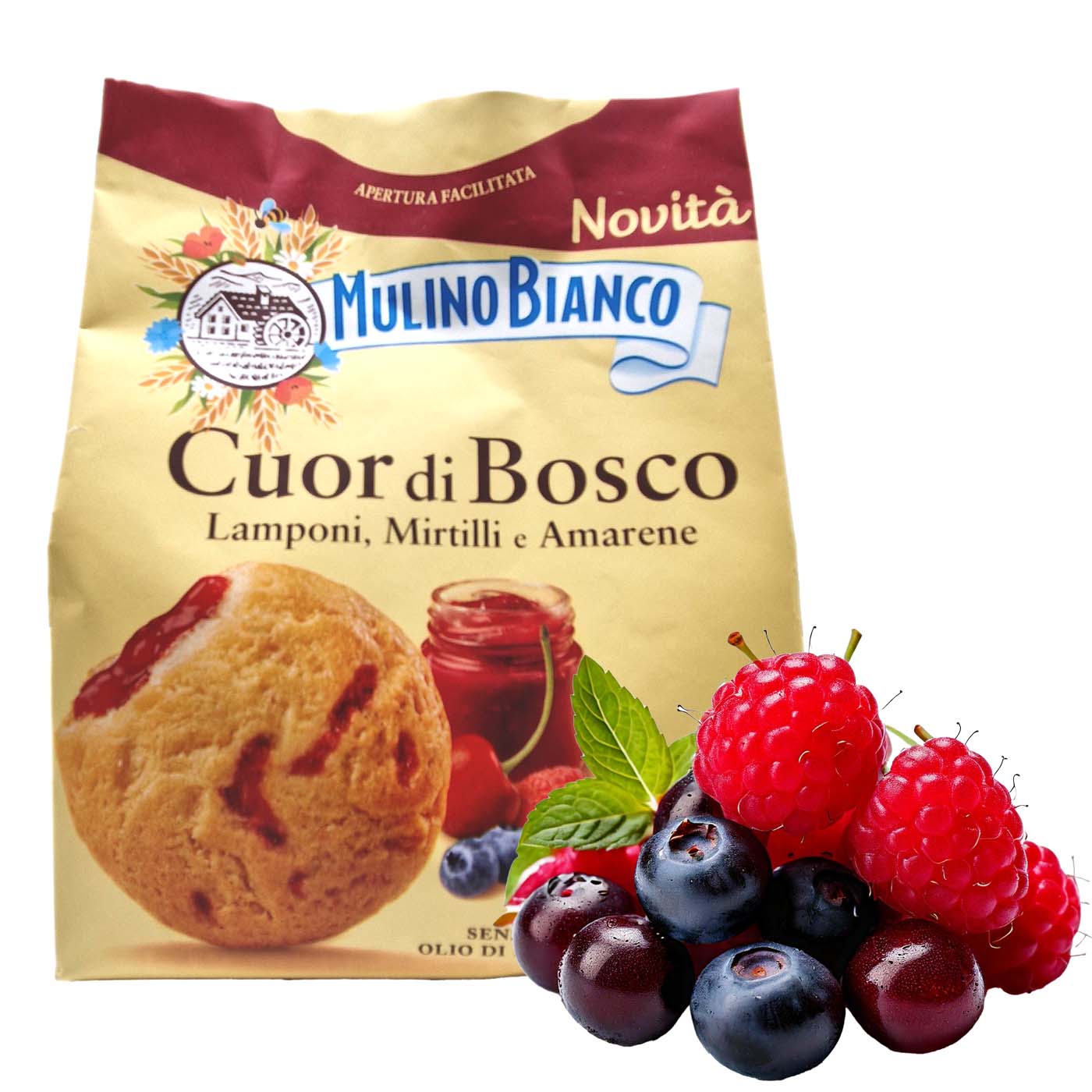 Mulino Bianco Waldfrucht Kekse 300g - italienisch - einkaufen.de