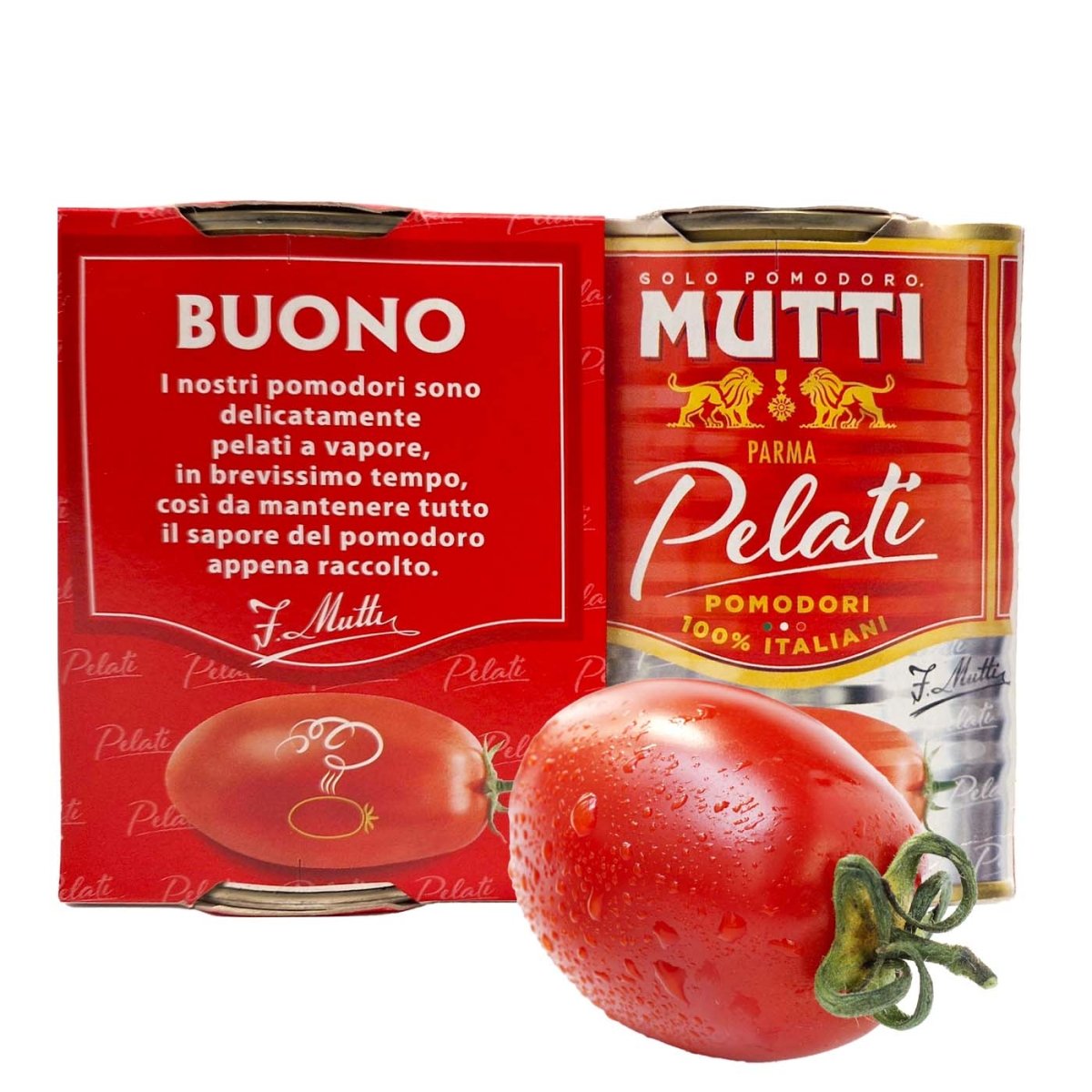 MUTTI Pomodori Pelati - Geschälte Tomaten - 0,800kg - italienisch - einkaufen.de