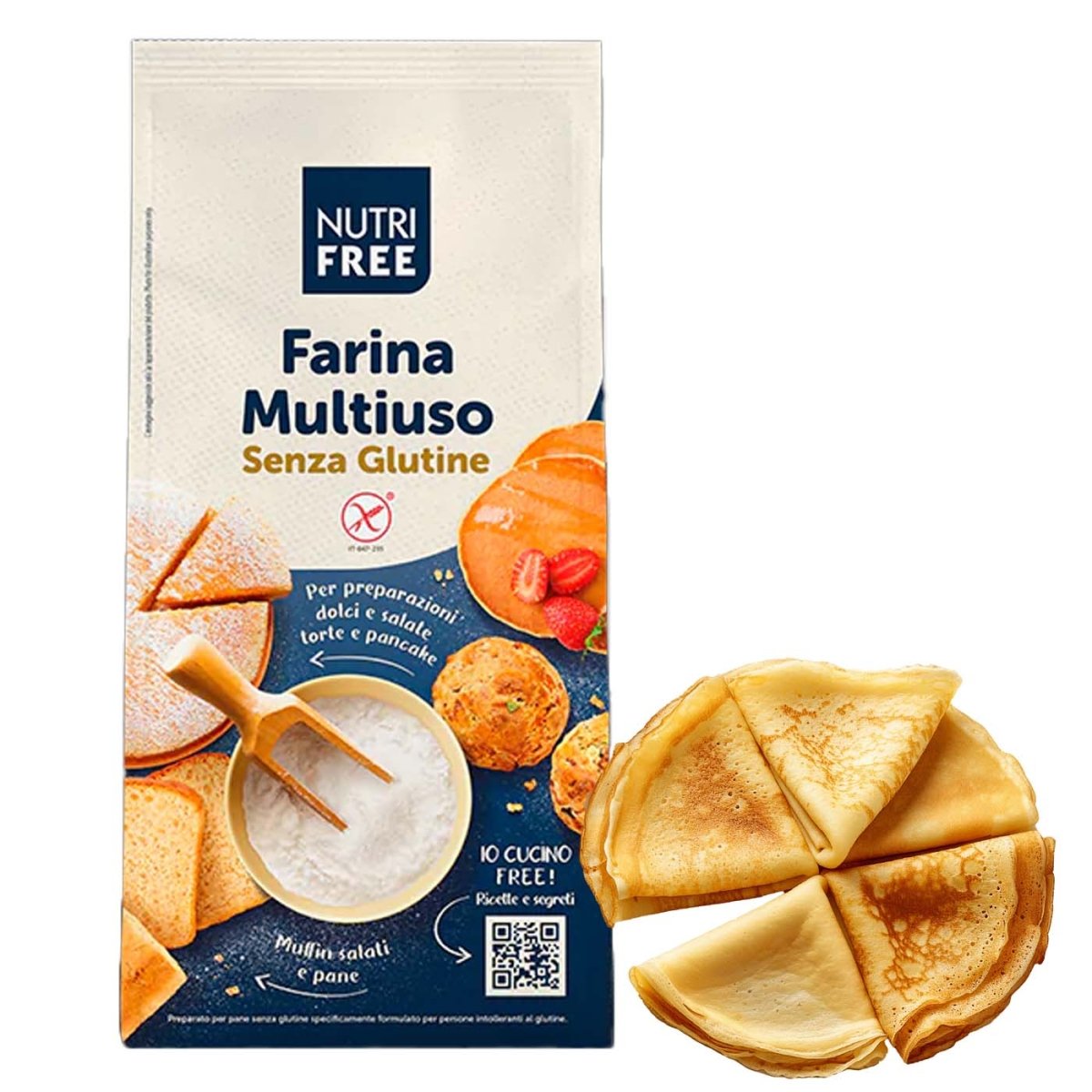 Nutri Free Farina Multiuso senza glutine 1kg - italienisch - einkaufen.de