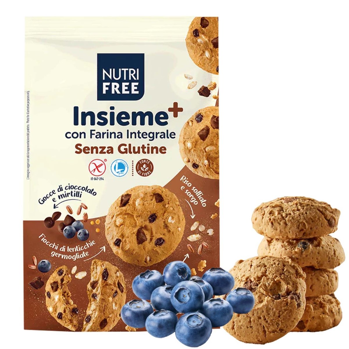 Nutri Free Insieme+ con Farina Integrale senza glutine 250g - italienisch - einkaufen.de