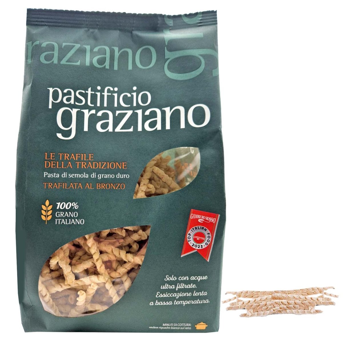 Pastifizio Graziano Fusili di semola di grano duro 500g - italienisch - einkaufen.de