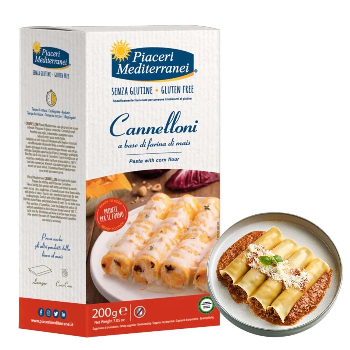 Piaceri Mediterranei Cannelloni senza glutine 200g - italienisch - einkaufen.de