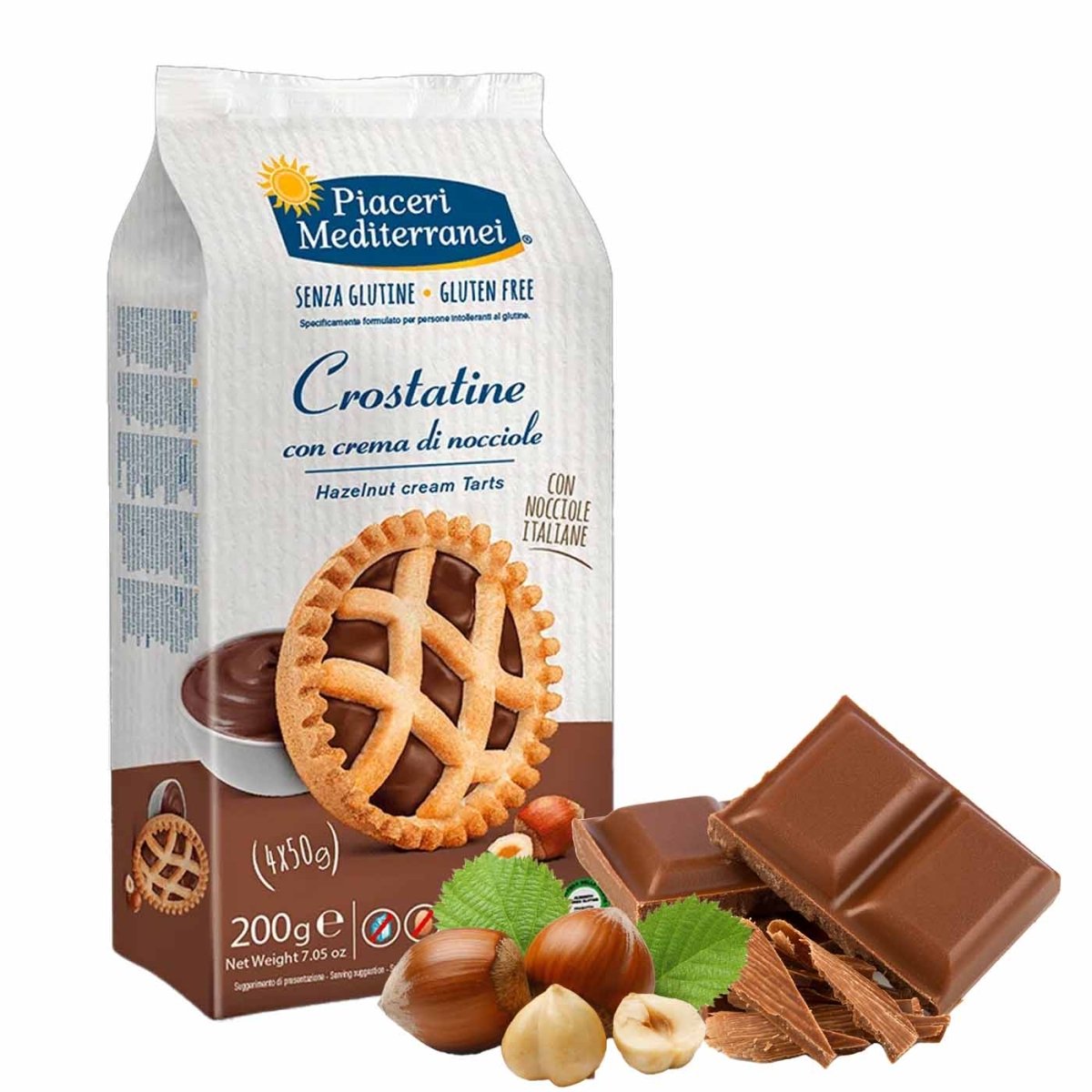 Piaceri Mediterranei Crostatine con crema di nocciole senza glutine 125g - italienisch - einkaufen.de