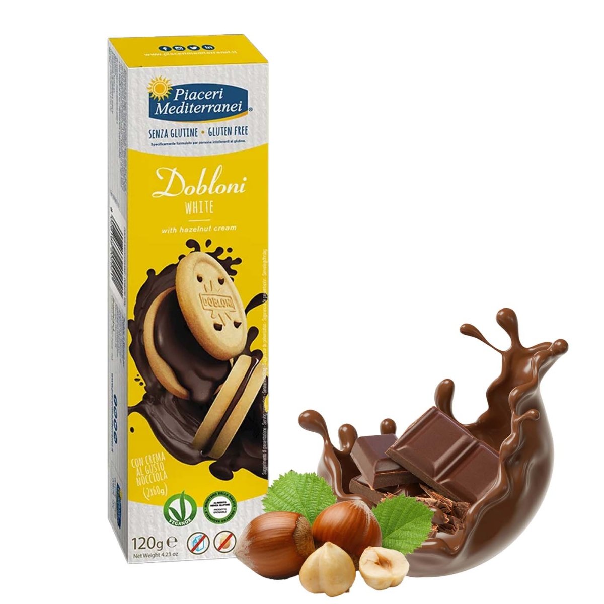 Piaceri Mediterranei Dobloni White senza glutine 120g - italienisch - einkaufen.de