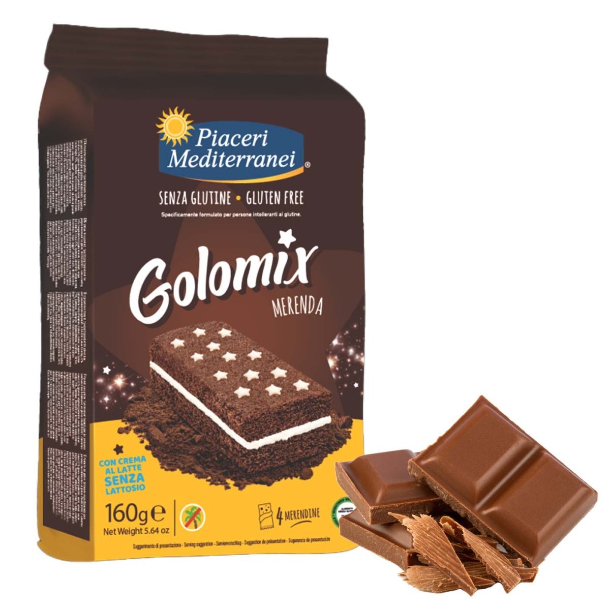 Piaceri Mediterranei Golomix Merenda senza glutine 160g - italienisch - einkaufen.de