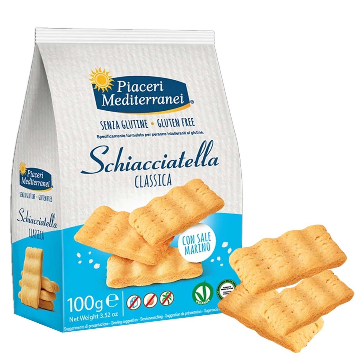 Piaceri Mediterranei Schiacciatella Classica senza glutine 100g - italienisch - einkaufen.de