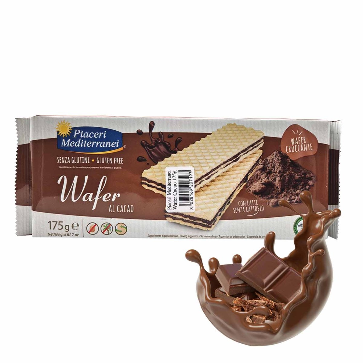 Piaceri Mediterranei Wafer al Cacao senza glutine 150g - italienisch - einkaufen.de