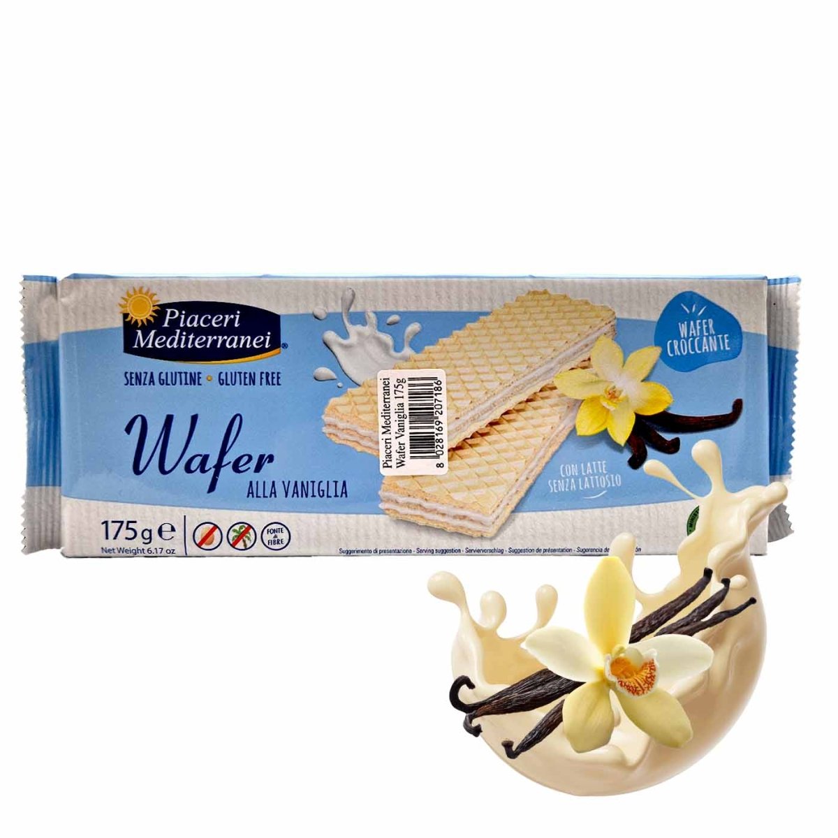 Piaceri Mediterranei Wafer alla vaniglia senza glutine 175g - italienisch - einkaufen.de