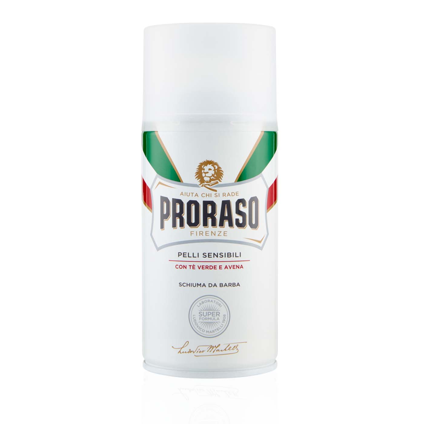 PRORASO Schiuma da barba pelli sensibili - Rasierschaum sensible Haare - 0,3l - italienisch - einkaufen.de