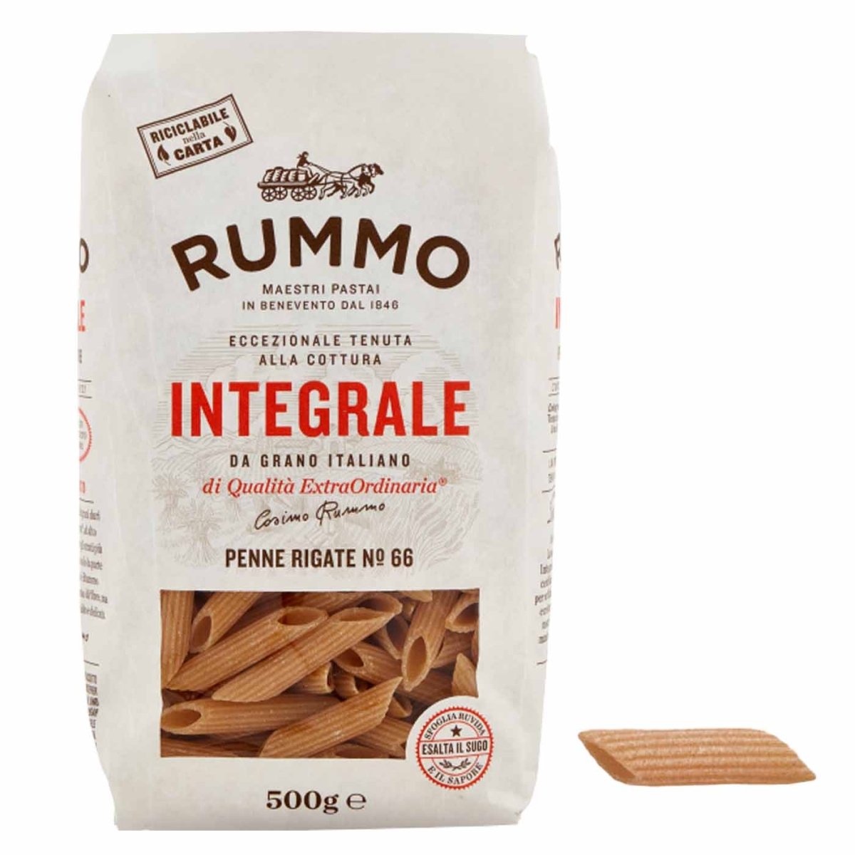 Rummo Integrale Penne Rigate N° 66 500g - italienisch - einkaufen.de