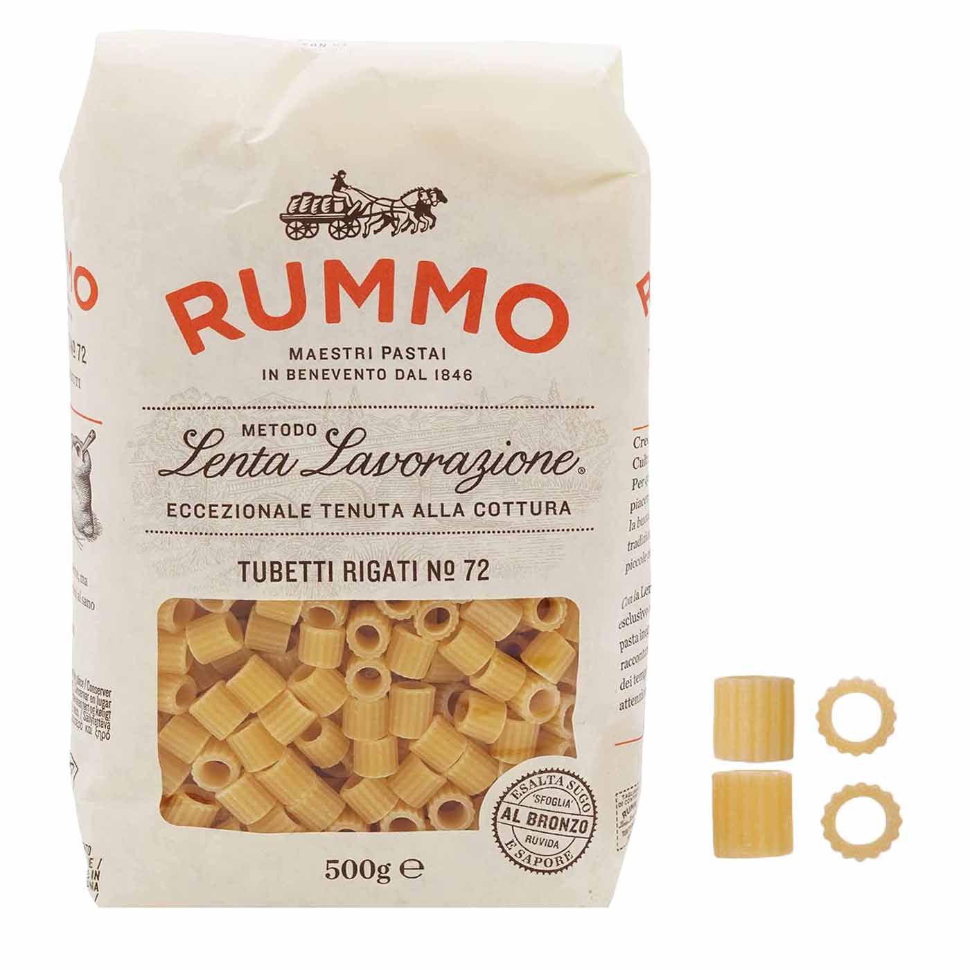 Rummo Tubetti Rigati N° 72 500g - italienisch - einkaufen.de