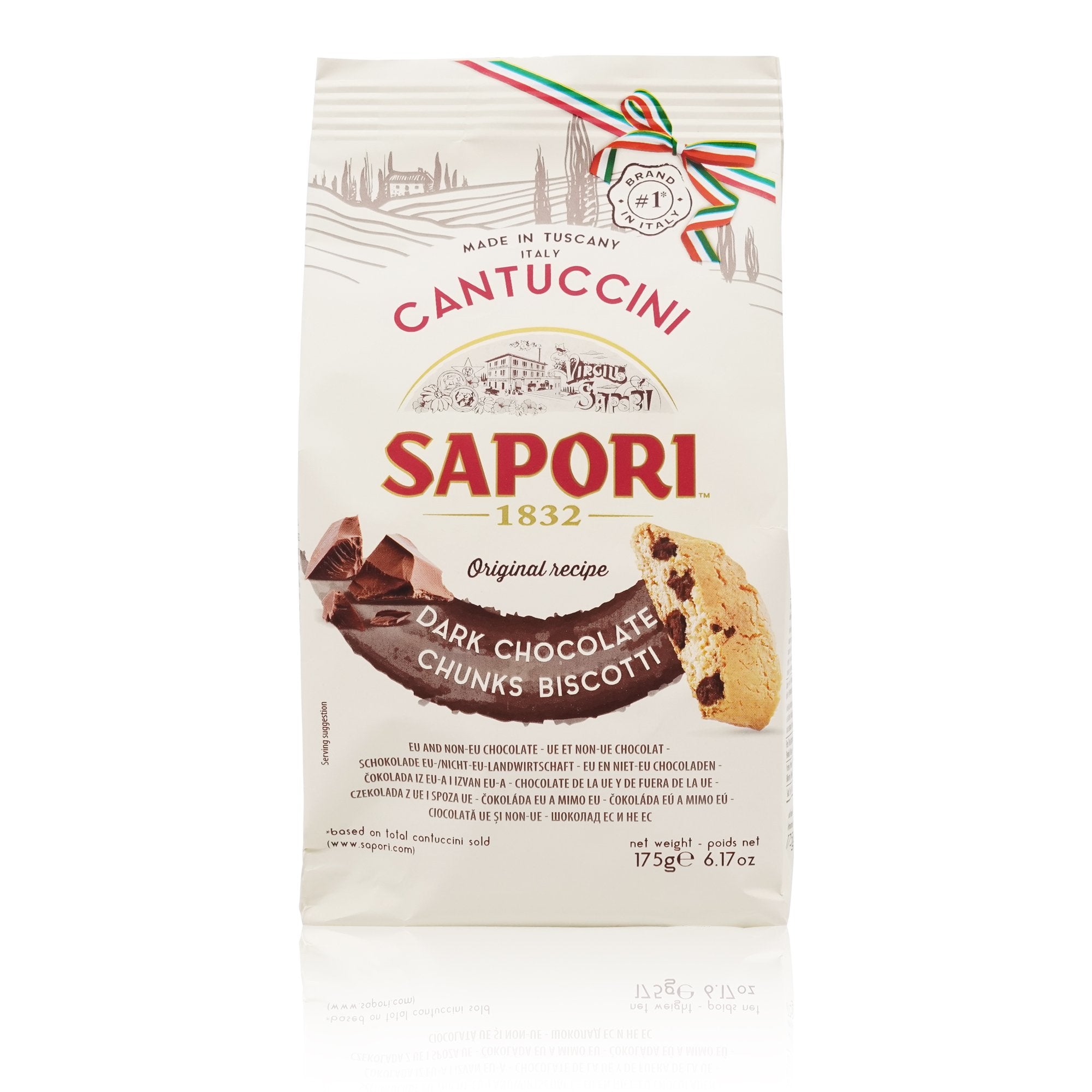 SAPORI Cantuccini Dark Chocolate - 0,175kg - italienisch - einkaufen.de