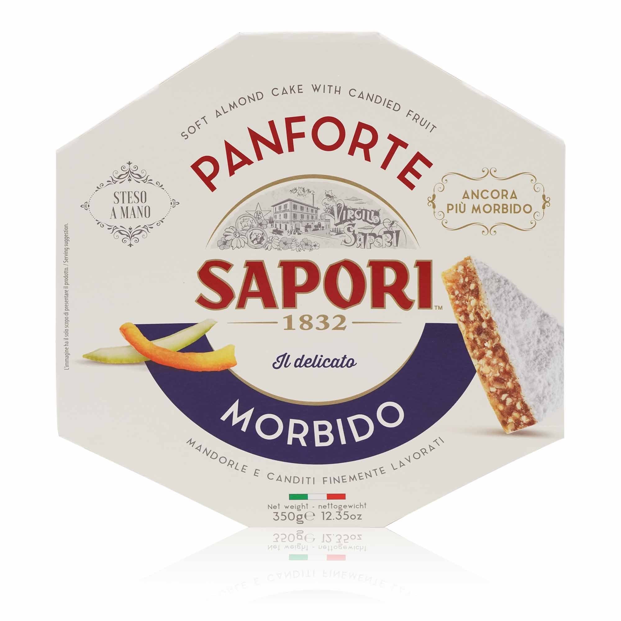 SAPORI Panforte Mandorle e Canditi – Mandelgebäck u.kandierten Früchten - 0,350kg - italienisch - einkaufen.de