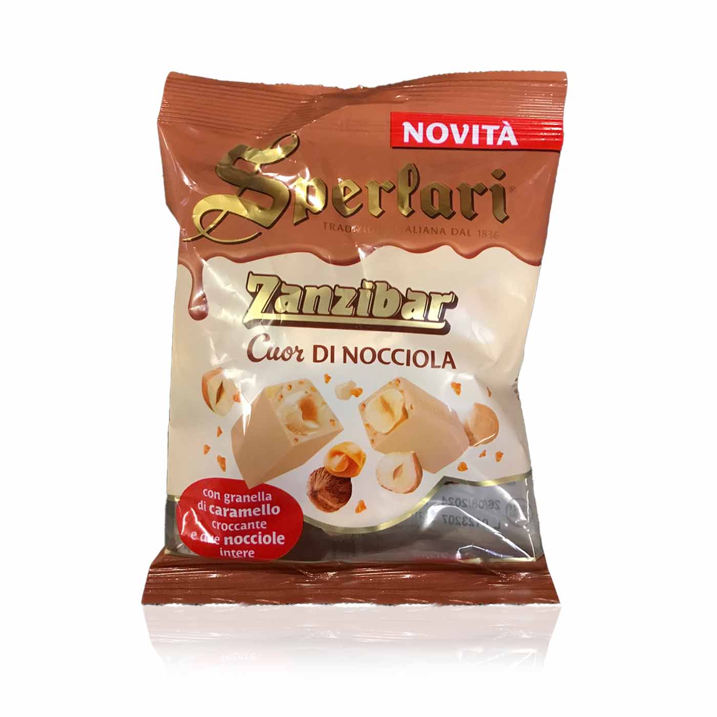 SPERLARI Torroncini Zanzibar Cuor di nocciola - Torroncini mit Haselnuss - 0,117kg - italienisch - einkaufen.de