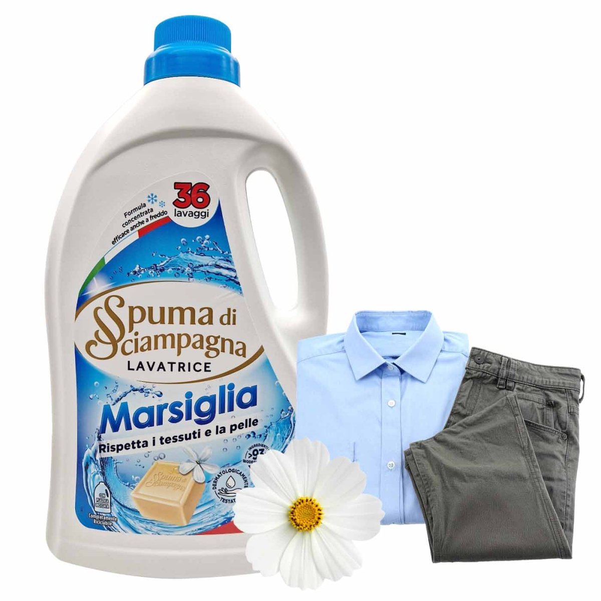 Spuma di Sciampagna Lavatrice Marsiglia 1620ml - italienisch - einkaufen.de