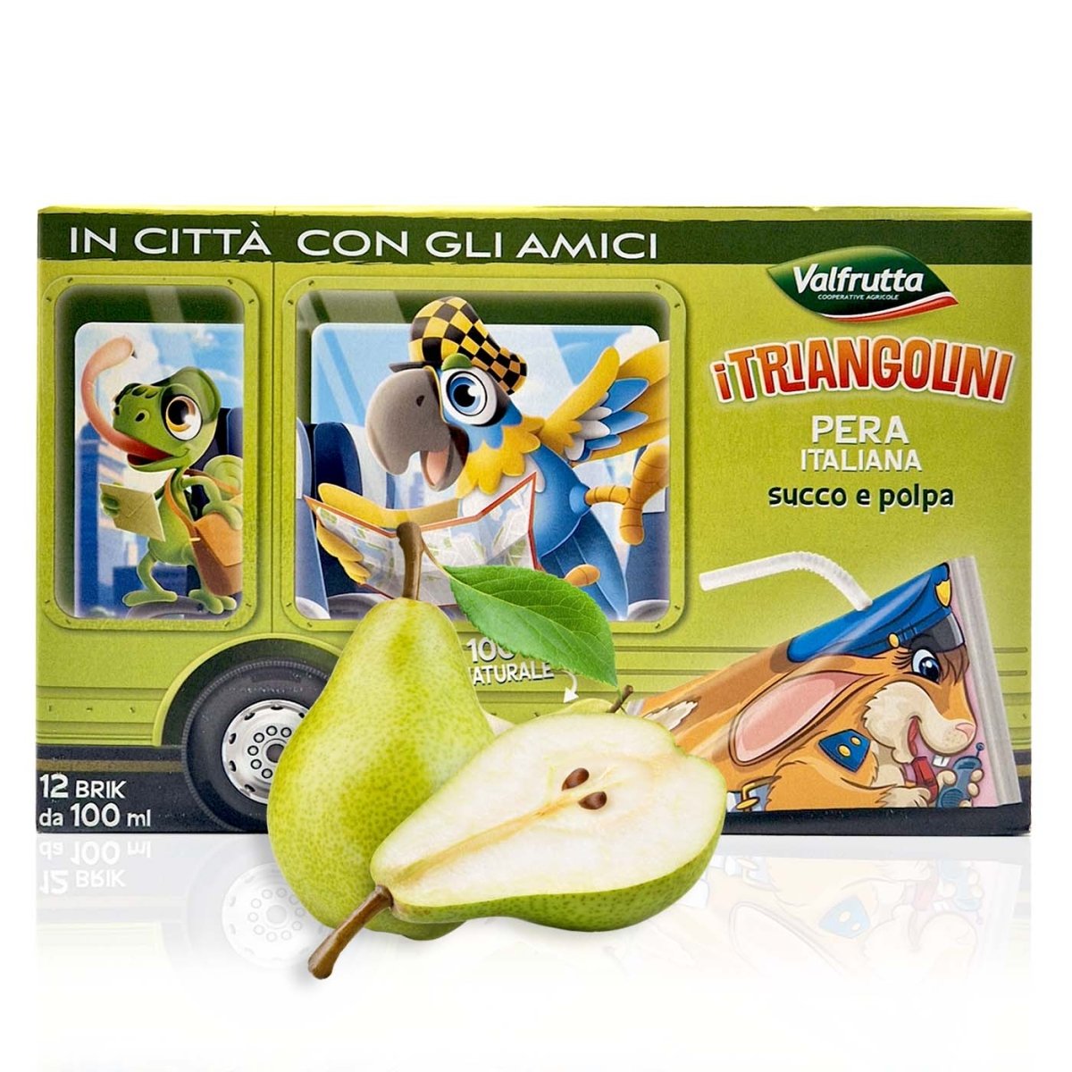 VALFRUTTA Succo pera italiana - Birnennektar - 12x 0,1l - italienisch - einkaufen.de