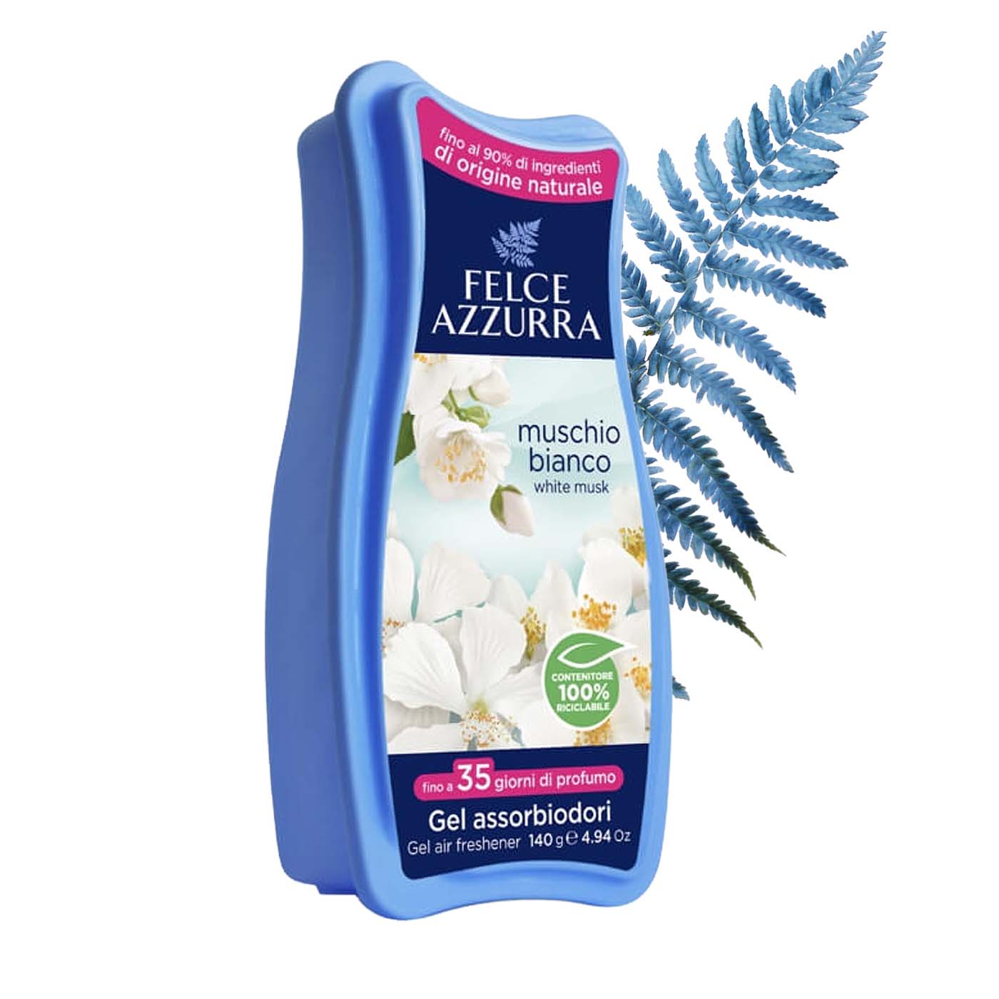 Felce Azzurra Aria di Casa Gel Assorbiodori Muschio Bianco 140 g