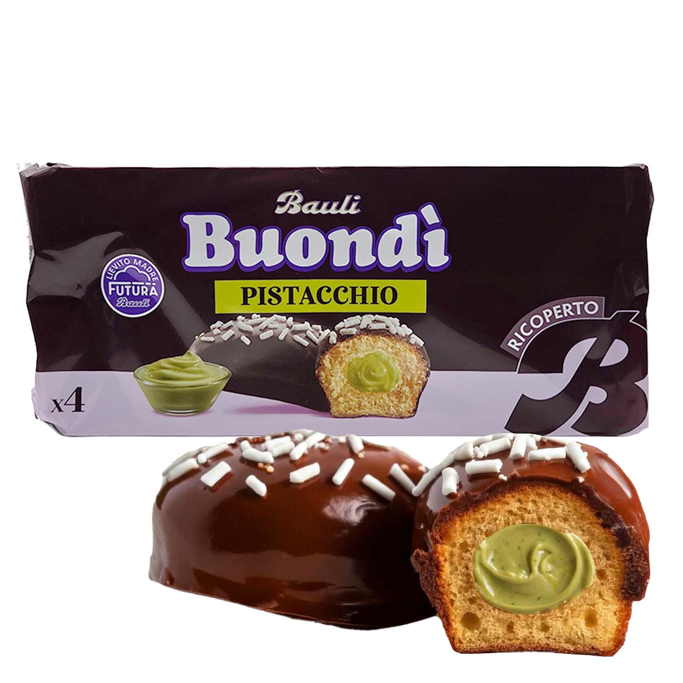 Bauli Buondì Pistacchio Ricoperto 184 g