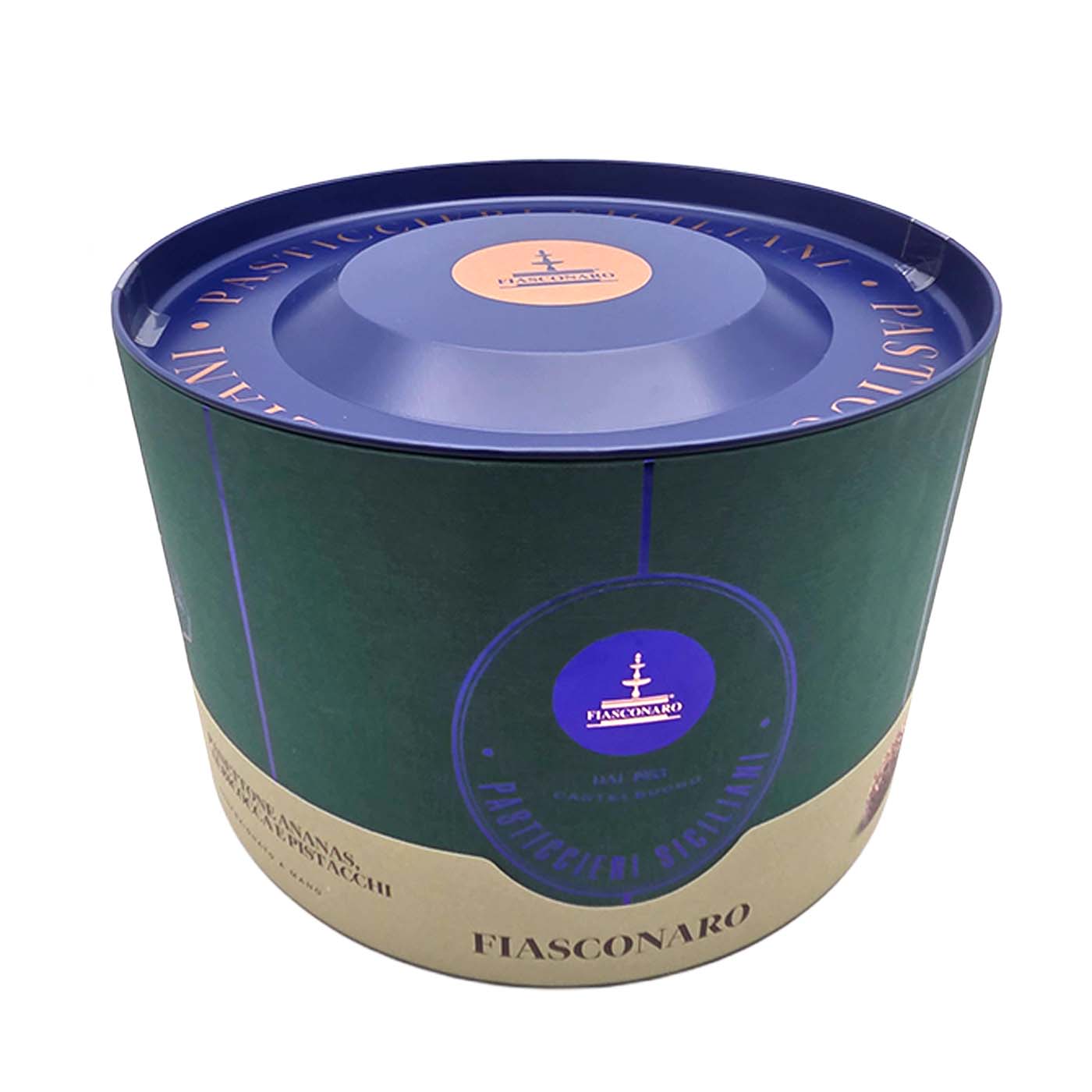 Panettone Fiasconaro all'ananas con cubetti di albicocca e pistacchi 1000g