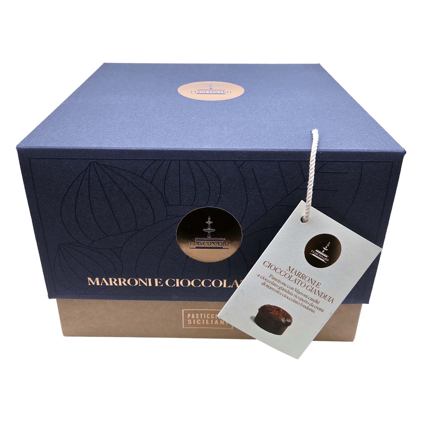 Fiasconaro Panettone Marronie Cioccolato Gianduia 1000g