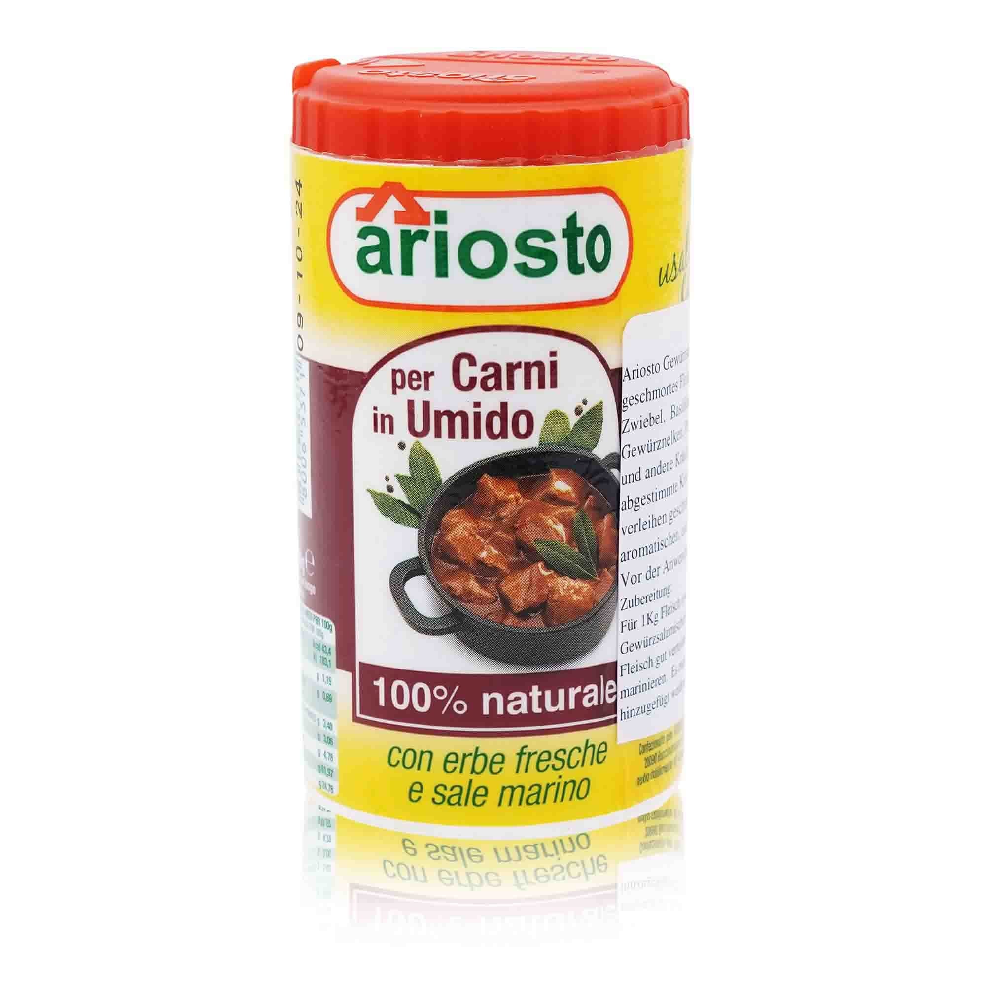 ARIOSTO Insaporitore per carni in umido – Gewürzsalz für geschmortes Fleisch - 0,080kg