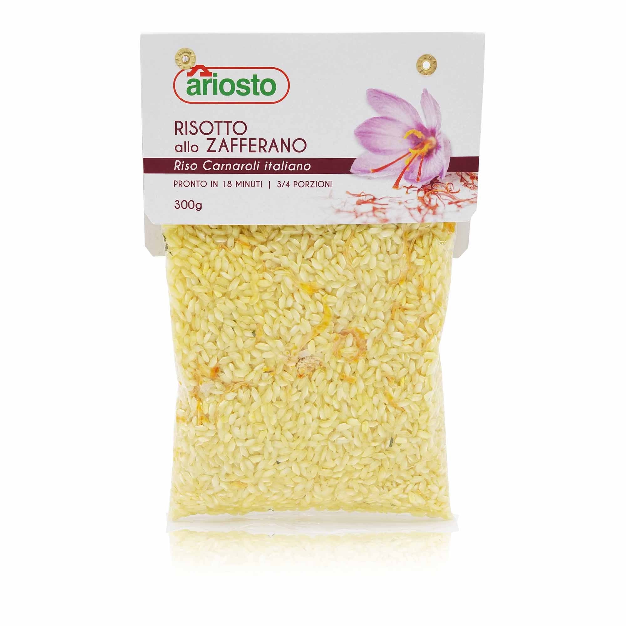 ARIOSTO Preparato Risotto allo zafferano – Fertig-Risotto mit Safran - 0,300kg