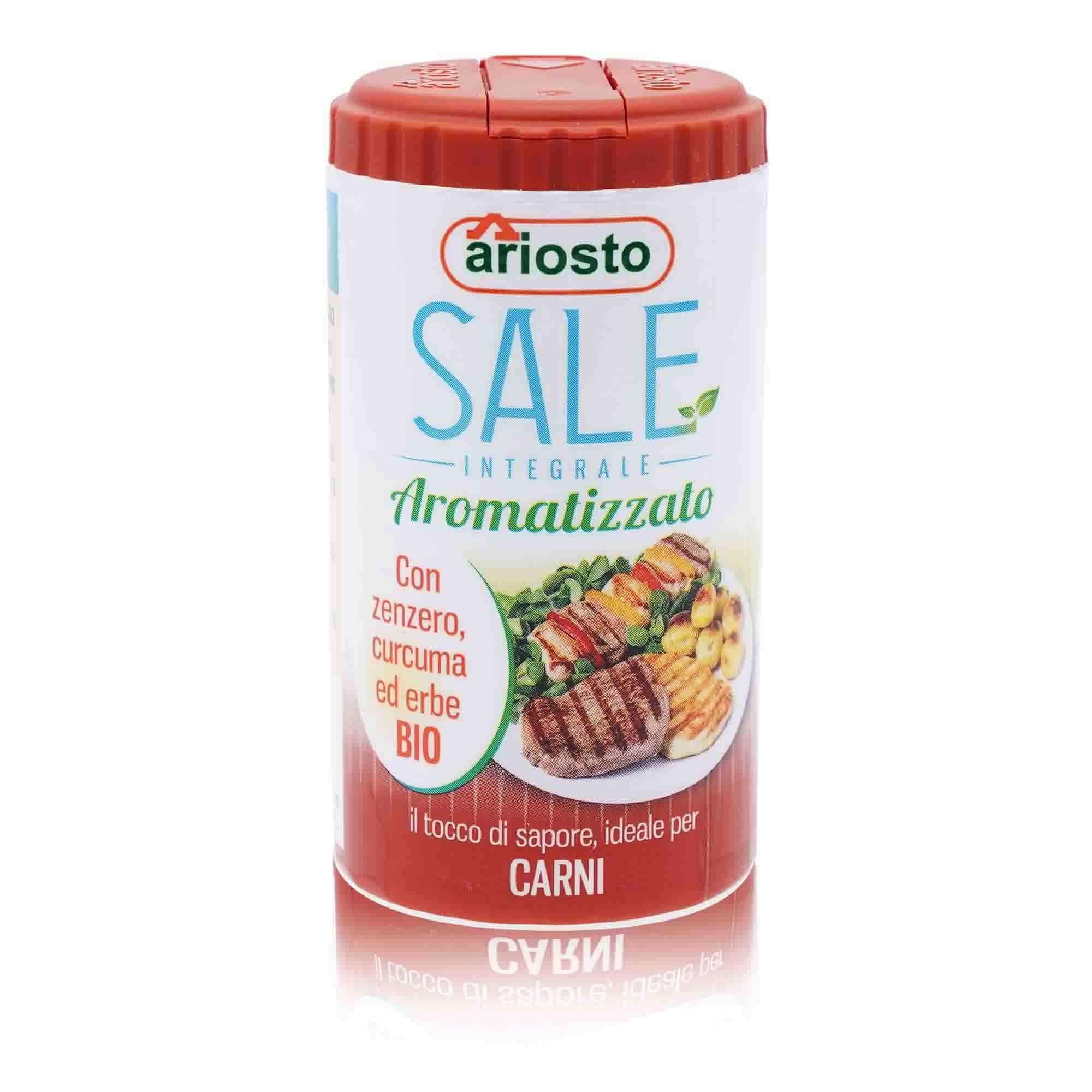 ARIOSTO Sale aromatizzato per carni – Meersalz aromatisiert für Fleisch - 0,100kg