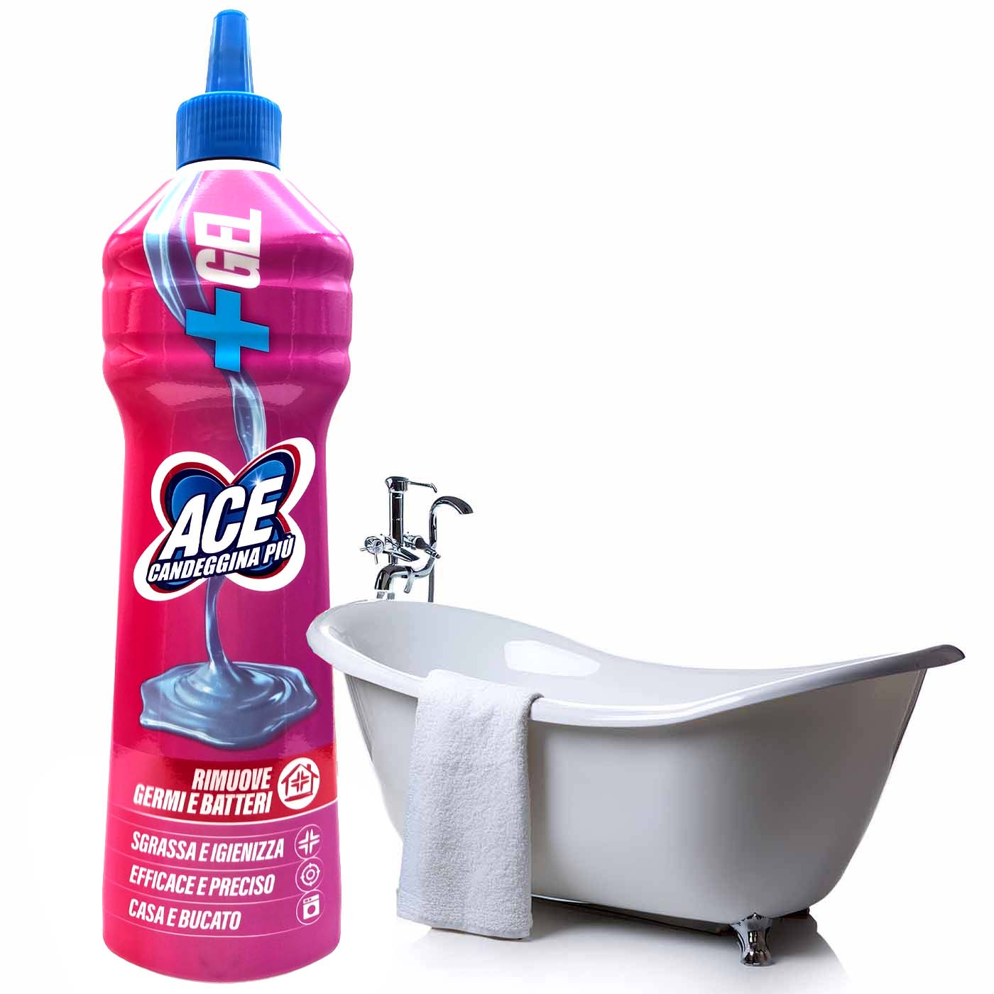 Ace Igiene Casa Crema Gel con Candeggina 500 ml