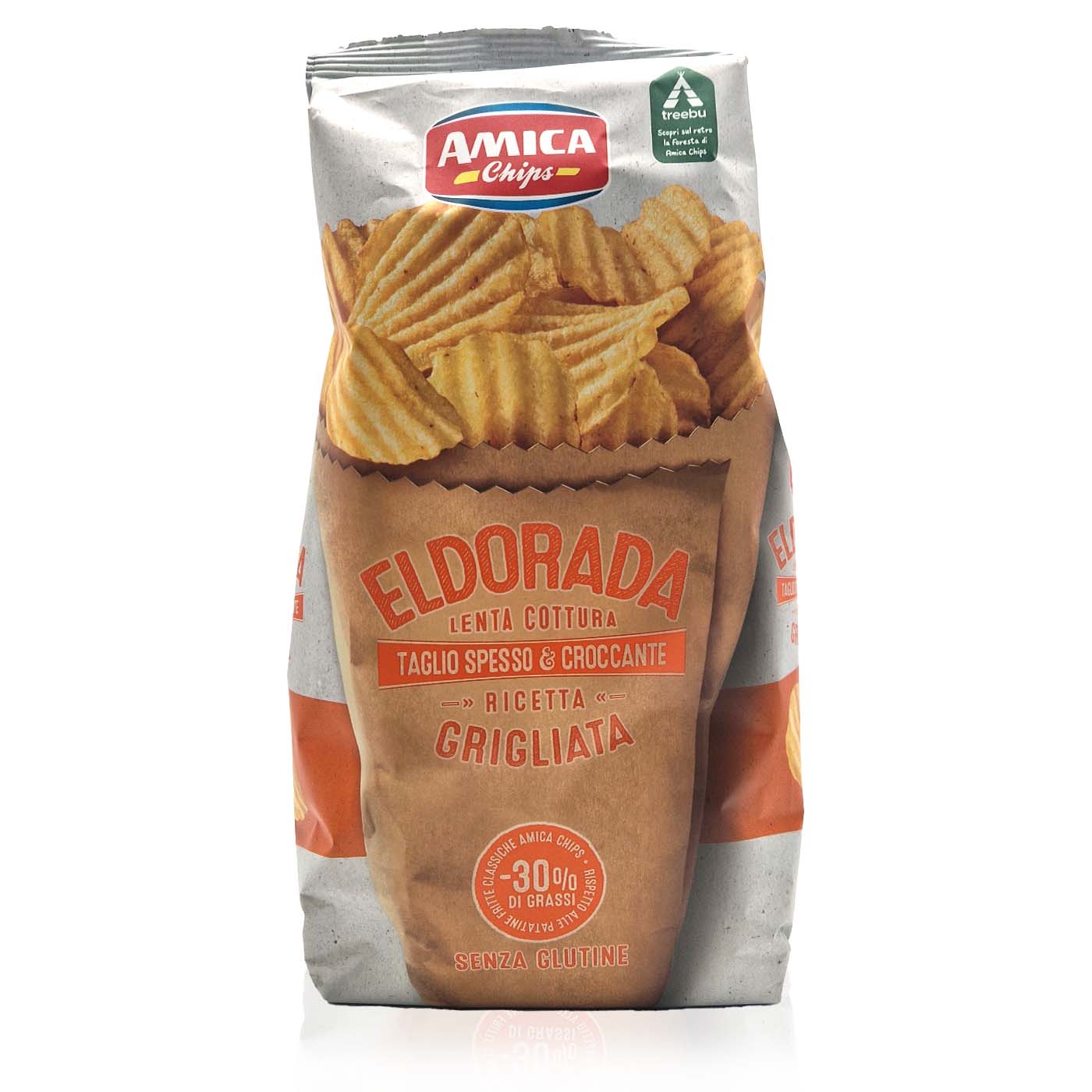 AMICA Eldorado patatine grigliata-30%grassi-Chips gegrillt -30%Fett - 0,13kg