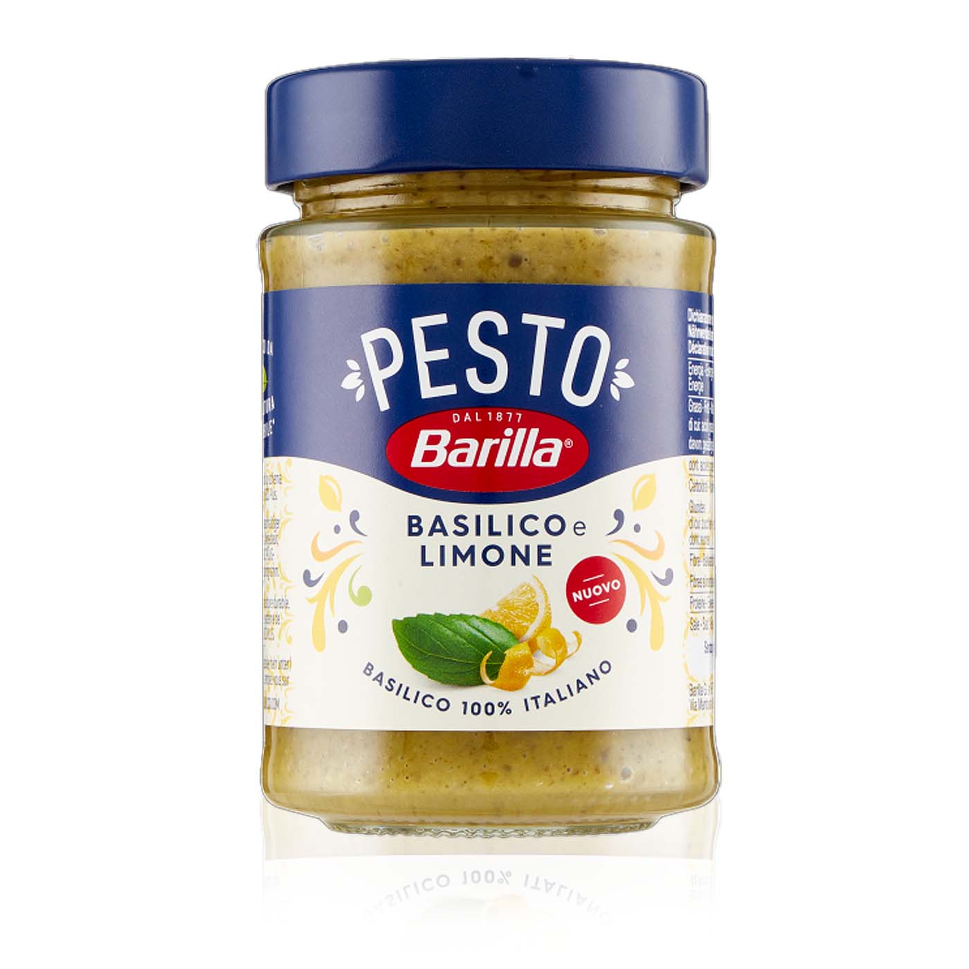BARILLA Pesto Basilico e Limone-Pesto Basilikum und Zitrone - 0,19kg