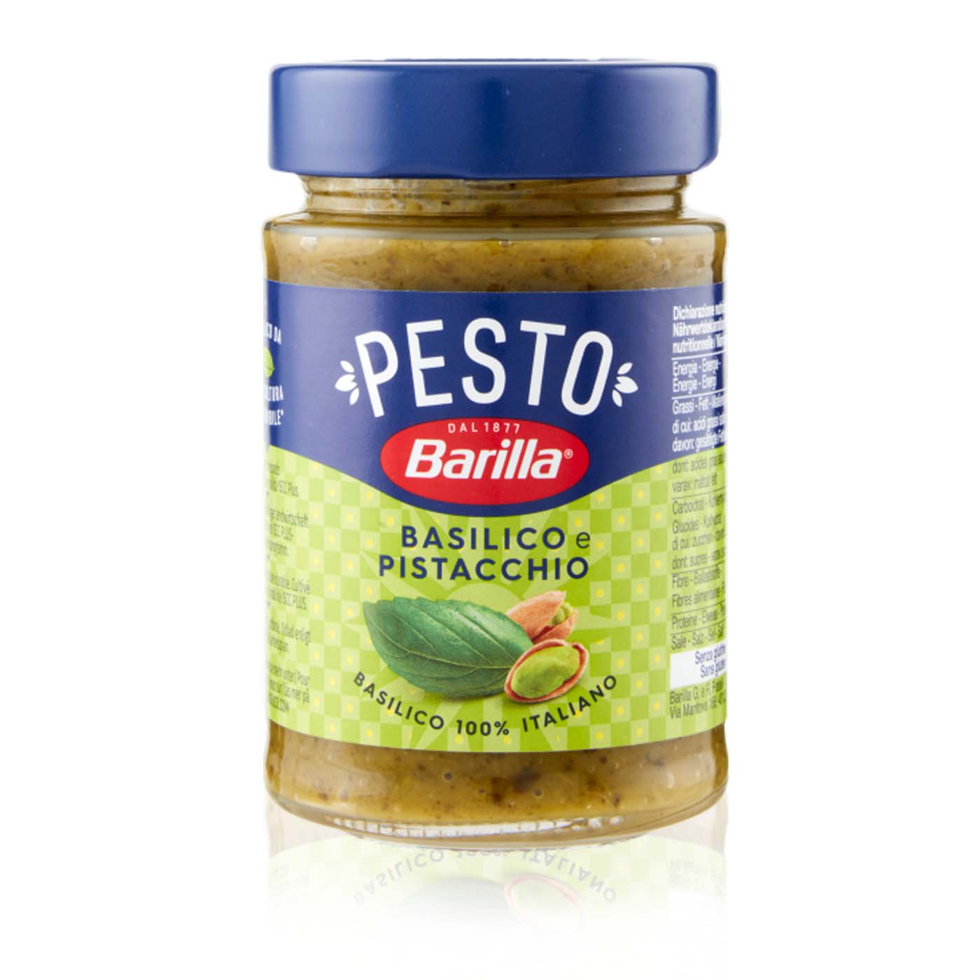 BARILLA Pesto Basilico e Pistacchio-Pesto Basilikum und Pistazien - 0,19kg